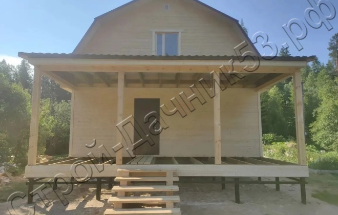 4 Каркасный дом 10х7м, 105 М², Ленинградская область, Выборгский район, СНТ Крона (8)